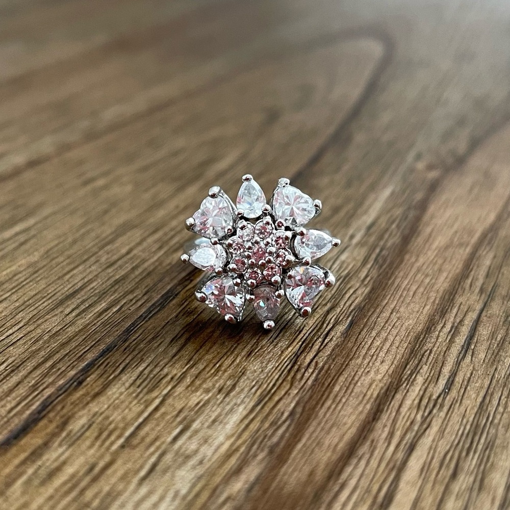 CZ cocktail ring